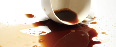 汚れてしまったらすぐに