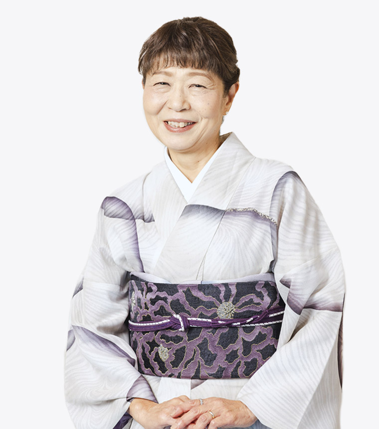 きものを着ることで<br>きものの魅力を<br>後世に伝えられたら